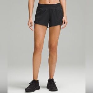 NWT Hotty Hot Low Rise Short 4” Lined in BLACK Size 8